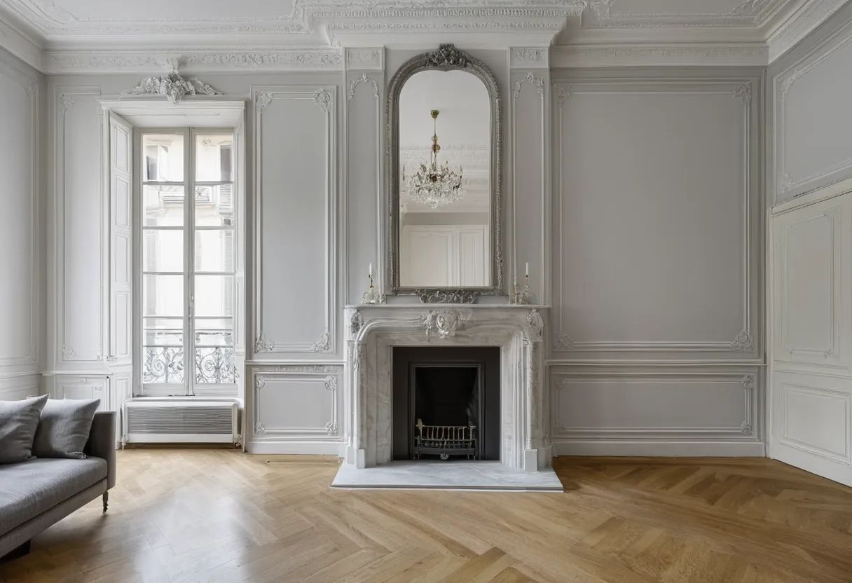 Cheminée en marbre